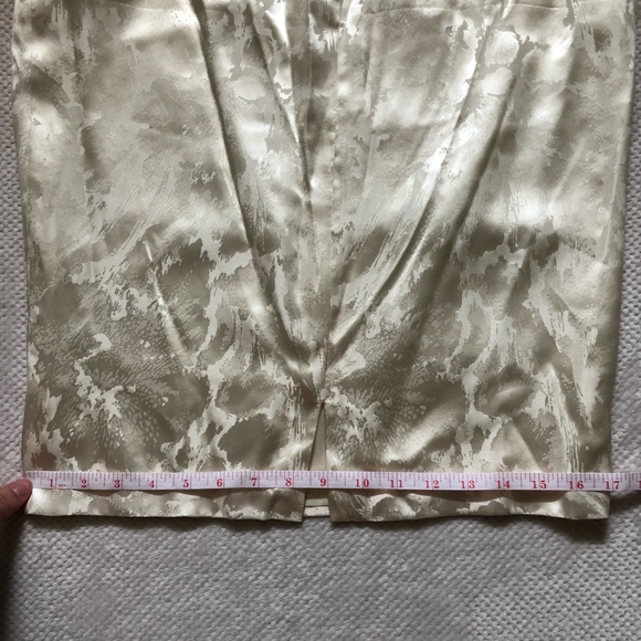 100% silk mid-length skirt - Picture 6 of 8